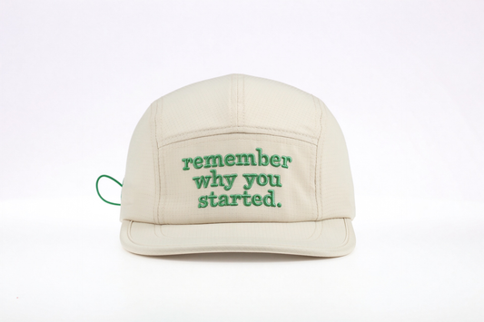 Remember why you started - Best Running Cap